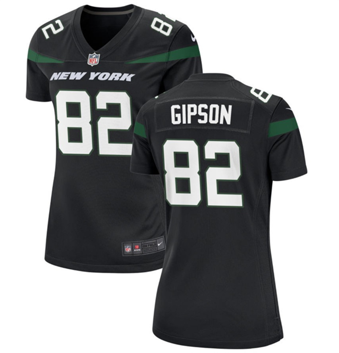 Women's New York Jets #82 Xavier Gipson Black Stitched Football Jersey(Run Small) Women's New York Jets #82 Xavier Gipson Black Stitched Football Jersey(Run Small)