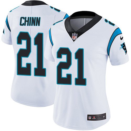 Women's Nike Carolina Panthers #21 Jeremy Chinn White Women's Stitched NFL Vapor Untouchable Limited Jersey Women's Nike Carolina Panthers #21 Jeremy Chinn White Women's Stitched NFL Vapor Untouchable Limited Jersey