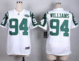 Women's Nike Jets #94 Leonard Williams White Stitched NFL Elite Jersey