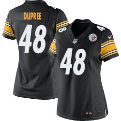 Women's Nike Pittsburgh Steelers Bud Dupree Home Black Jersey