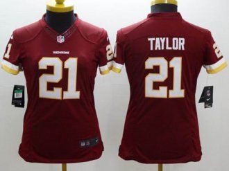 Women's Nike Redskins #21 Sean Taylor Burgundy Red Team Color NFL Limited Jersey