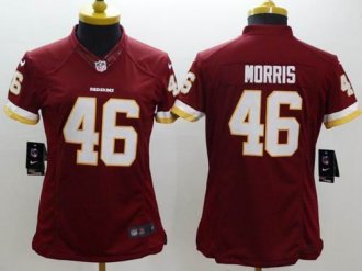 Women's Nike Redskins #46 Alfred Morris Burgundy Red Team Color NFL Limited Jersey