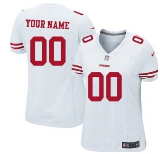 Women's Nike San Francisco 49ers Customized White Jersey