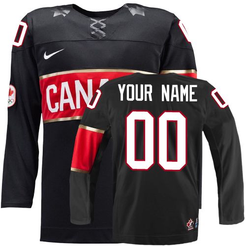 Women's Nike Team Canada Customized Authentic Black Third 2014 Olympic Hockey Jersey Women's Nike Team Canada Customized Authentic Black Third 2014 Olympic Hockey Jersey
