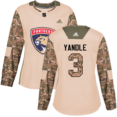 Women's Panthers #3 Keith Yandle Camo Authentic 2017 Veterans Day Women's Stitched Hockey Jersey Women's Panthers #3 Keith Yandle Camo Authentic 2017 Veterans Day Women's Stitched Hockey Jersey