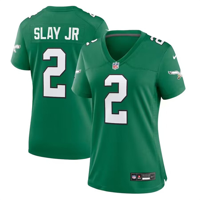 Women's Philadelphia Eagles #2 Darius Slay JR Green Stitched Football Jersey(Run Small) Women's Philadelphia Eagles #2 Darius Slay JR Green Stitched Football Jersey(Run Small)