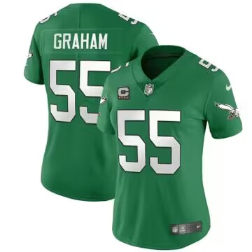 Women's Philadelphia Eagles #55 Brandon Graham Green Vapor Untouchable Limited Stitched jerseys Women's Philadelphia Eagles #55 Brandon Graham Green Vapor Untouchable Limited Stitched jerseys