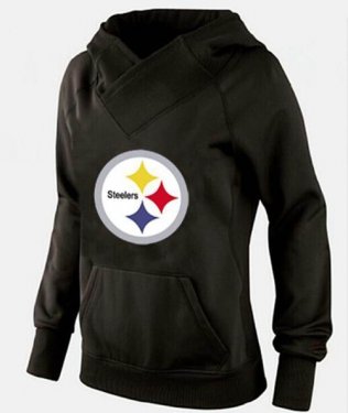 Women's Pittsburgh Steelers Logo Hoodie Black Women's Pittsburgh Steelers Logo Hoodie Black