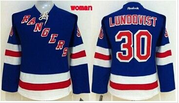 Women's Rangers #30 Henrik Lundqvist Blue Home Stitched NHL Jersey Women's Rangers #30 Henrik Lundqvist Blue Home Stitched NHL Jersey