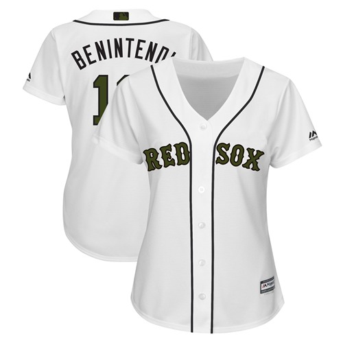 Women's Red Sox #16 Andrew Benintendi White 2018 Memorial Day Cool Base Women's Stitched MLB Jersey Women's Red Sox #16 Andrew Benintendi White 2018 Memorial Day Cool Base Women's Stitched MLB Jersey