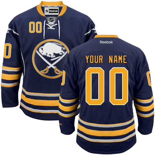Women's Reebok Buffalo Sabres Customized Authentic Navy Blue Home NHL Jersey Women's Reebok Buffalo Sabres Customized Authentic Navy Blue Home NHL Jersey