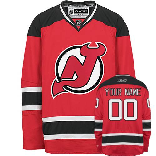Women's Reebok New Jersey Devils Customized Premier Red Home NHL Jersey Women's Reebok New Jersey Devils Customized Premier Red Home NHL Jersey