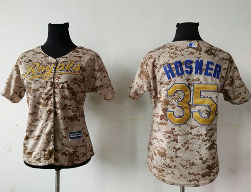 Women's Royals #35 Eric Hosmer Camo Fashion Stitched MLB Jersey Women's Royals #35 Eric Hosmer Camo Fashion Stitched MLB Jersey