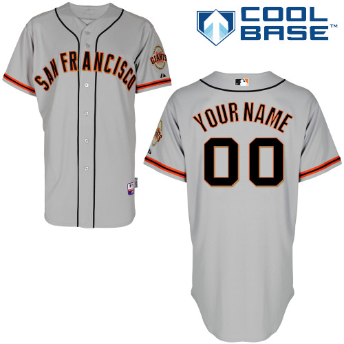 Women's San Francisco Giants Customized Road 2 Jersey Women's San Francisco Giants Customized Road 2 Jersey
