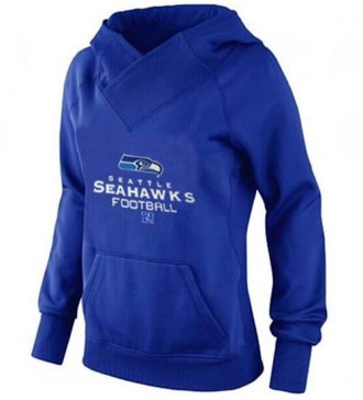 Women's Seattle Seahawks Big & Tall Critical Victory Pullover Hoodie Blue Women's Seattle Seahawks Big & Tall Critical Victory Pullover Hoodie Blue