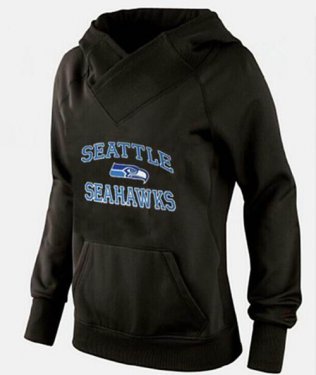 Women's Seattle Seahawks Heart & Soul Pullover Hoodie Black Women's Seattle Seahawks Heart & Soul Pullover Hoodie Black