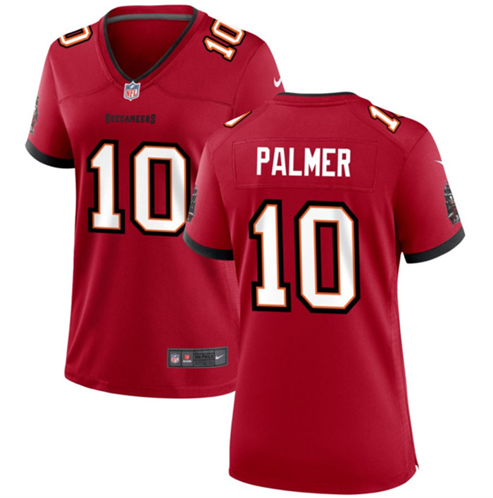 Women's Tampa Bay Buccanee #10 Trey Palmer Red 2023 Stitched Jersey(Run Small) Women's Tampa Bay Buccanee #10 Trey Palmer Red 2023 Stitched Jersey(Run Small)