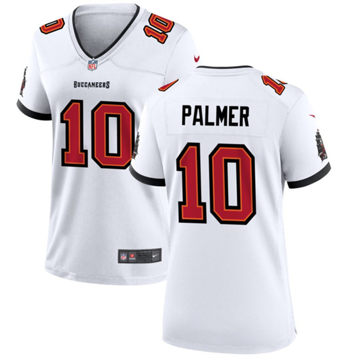 Women's Tampa Bay Buccanee #10 Trey Palmer White 2023 Stitched Jersey(Run Small) Women's Tampa Bay Buccanee #10 Trey Palmer White 2023 Stitched Jersey(Run Small)