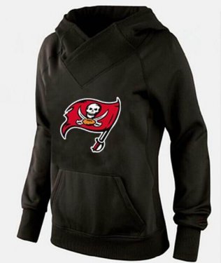 Women's Tampa Bay Buccaneers Logo Pullover Hoodie Black Women's Tampa Bay Buccaneers Logo Pullover Hoodie Black