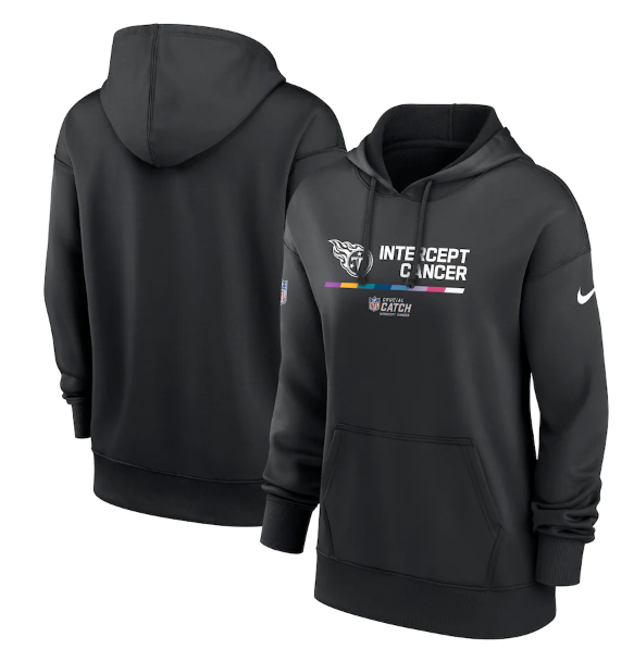Women's Tennessee Titans 2022 Black NFL Crucial Catch Therma Performance Pullover Hoodie(Run Small) Women's Tennessee Titans 2022 Black NFL Crucial Catch Therma Performance Pullover Hoodie(Run Small)
