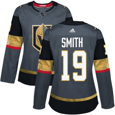 Women's Vegas Golden Knights #19 Reilly Smith Adidas Gray Home Authentic NHL Jersey Women's Vegas Golden Knights #19 Reilly Smith Adidas Gray Home Authentic NHL Jersey