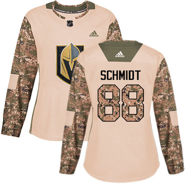 Women's Vegas Golden Knights #88 Nate Schmidt Adidas Camo Authentic Veterans Day Practice NHL Jersey Women's Vegas Golden Knights #88 Nate Schmidt Adidas Camo Authentic Veterans Day Practice NHL Jersey