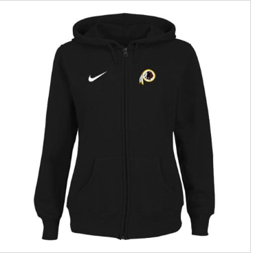 Women's Washington Redskins Ladies Tailgater Full Zip Hoodie Black Women's Washington Redskins Ladies Tailgater Full Zip Hoodie Black