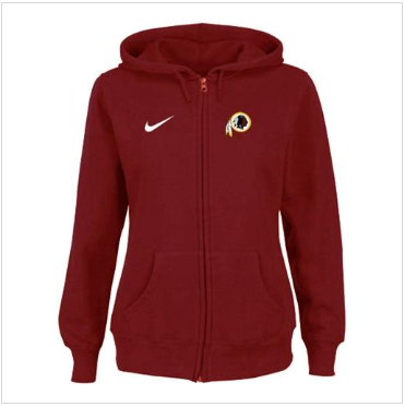 Women's Washington Redskins Ladies Tailgater Full Zip Hoodie Red Women's Washington Redskins Ladies Tailgater Full Zip Hoodie Red