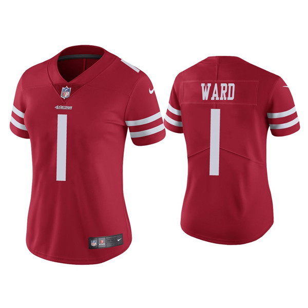 Women 49ers #1 Jimmie Ward Red Vapor limited Jersey Women 49ers #1 Jimmie Ward Red Vapor limited Jersey