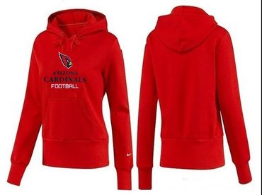 Women Arizona Cardinals Logo Pullover Hoodie-- (38)