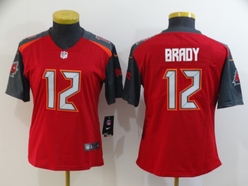 Women Buccaneers 12 Tom Brady Red Women Vapor Untouchable Limited Jersey Women Buccaneers 12 Tom Brady Red Women Vapor Untouchable Limited Jersey