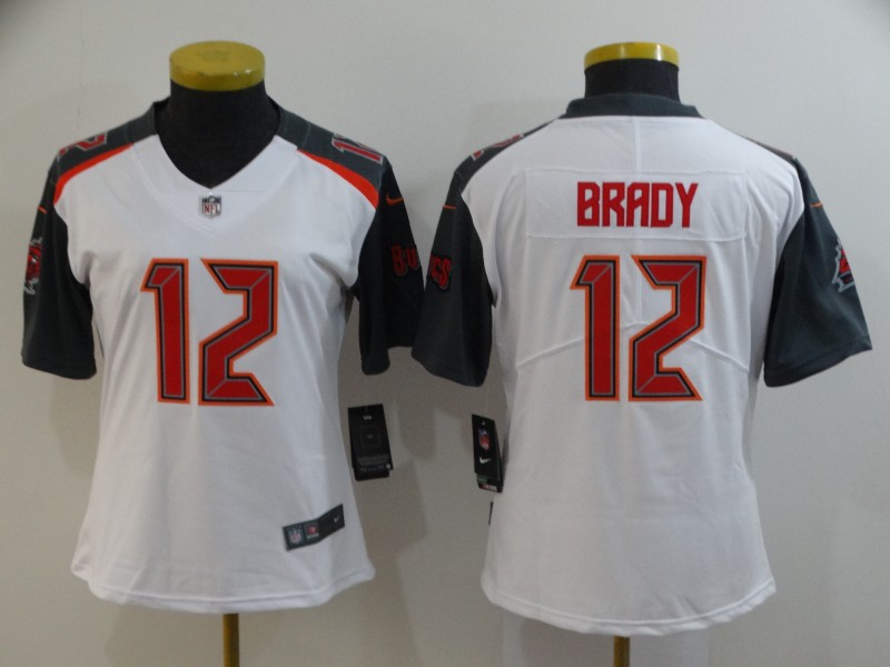 Women Buccaneers 12 Tom Brady White Women Vapor Untouchable Limited Jersey Women Buccaneers 12 Tom Brady White Women Vapor Untouchable Limited Jersey