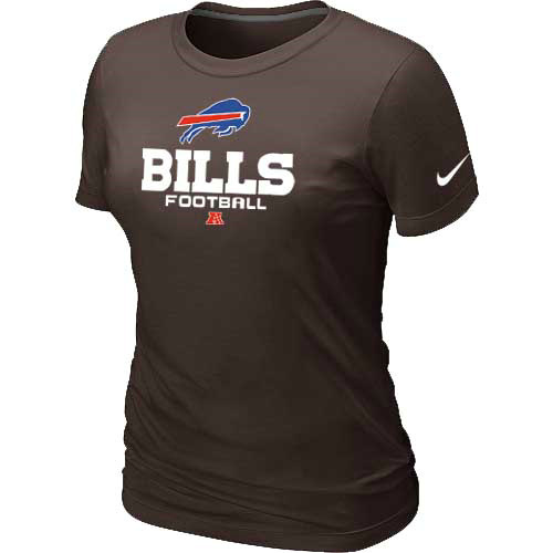 Women Buffalo Bills Brown T-Shirt Women Buffalo Bills Brown T-Shirt