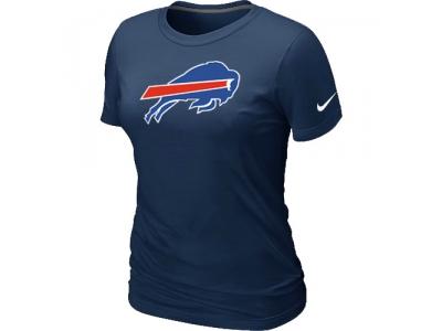 Women Buffalo Bills D.Blue Logo T-Shirt