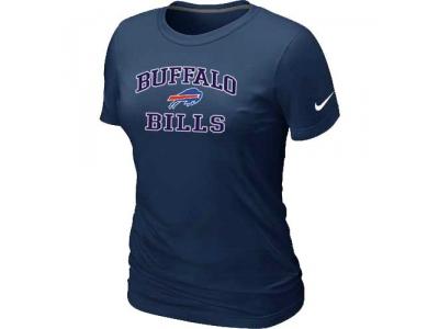 Women Buffalo Bills Heart & Soul D.Blue T-Shirt