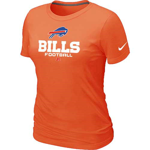 Women Buffalo Bills Orange T-Shirt Women Buffalo Bills Orange T-Shirt