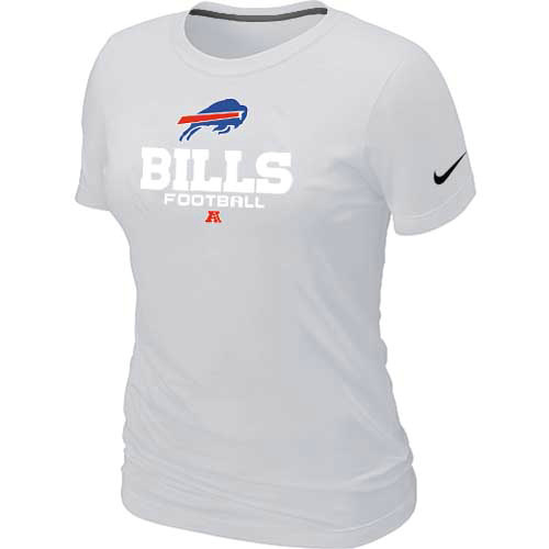 Women Buffalo Bills white T-Shirt Women Buffalo Bills white T-Shirt