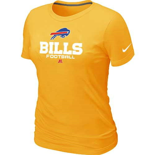 Women Buffalo Bills yellow T-Shirt Women Buffalo Bills yellow T-Shirt