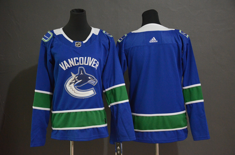 Women Canucks Blank Blue Women Adidas Jersey Women Canucks Blank Blue Women Adidas Jersey