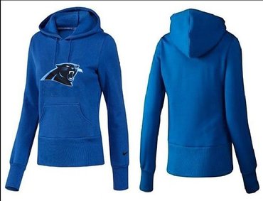 Women Carolina Panthers Logo Pullover Hoodie-- (1)