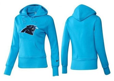 Women Carolina Panthers Logo Pullover Hoodie-- (3)
