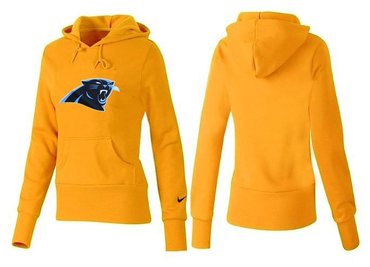 Women Carolina Panthers Logo Pullover Hoodie-- (4)