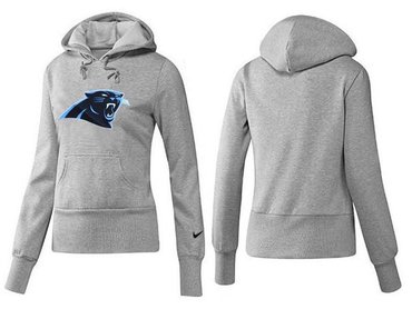Women Carolina Panthers Logo Pullover Hoodie-- (5)