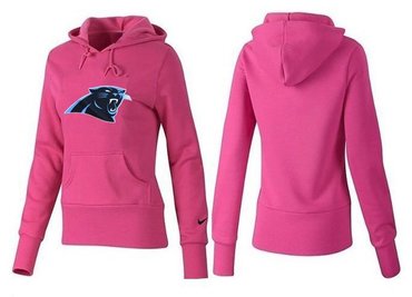 Women Carolina Panthers Logo Pullover Hoodie-- (7)