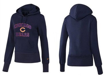 Women Chicago Bears Logo Pullover Hoodie-- (19) Women Chicago Bears Logo Pullover Hoodie-- (19)