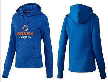 Women Chicago Bears Logo Pullover Hoodie-- (22) Women Chicago Bears Logo Pullover Hoodie-- (22)