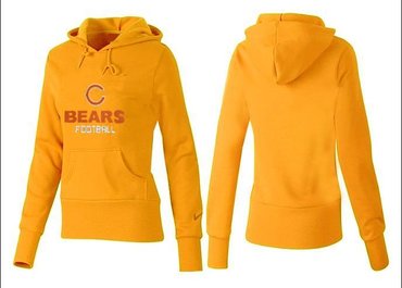 Women Chicago Bears Logo Pullover Hoodie-- (30) Women Chicago Bears Logo Pullover Hoodie-- (30)