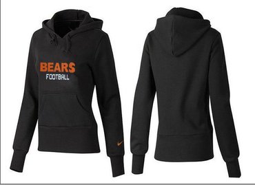 Women Chicago Bears Logo Pullover Hoodie-- (42)