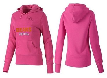 Women Chicago Bears Logo Pullover Hoodie-- (48)
