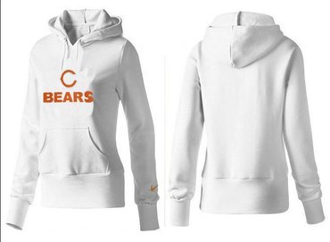 Women Chicago Bears Logo Pullover Hoodie-- (50)